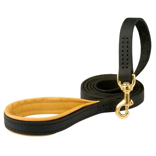 leather dog coupler